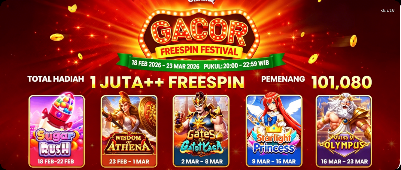 Login duit8 Sekarang Bonus Melimpah